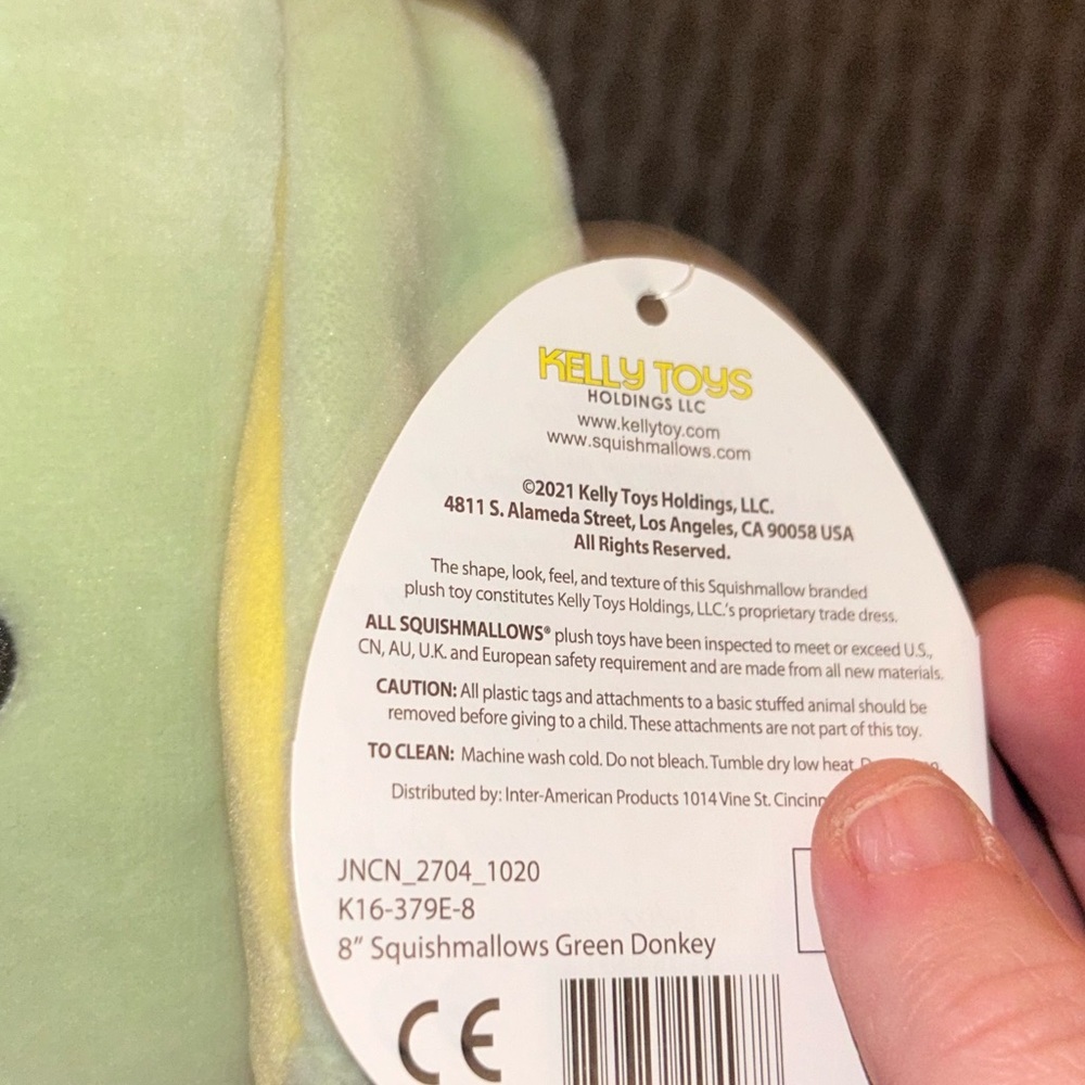 NWT Juniper the Donkey Squishmallow 8 inch - Picture 3 of 4